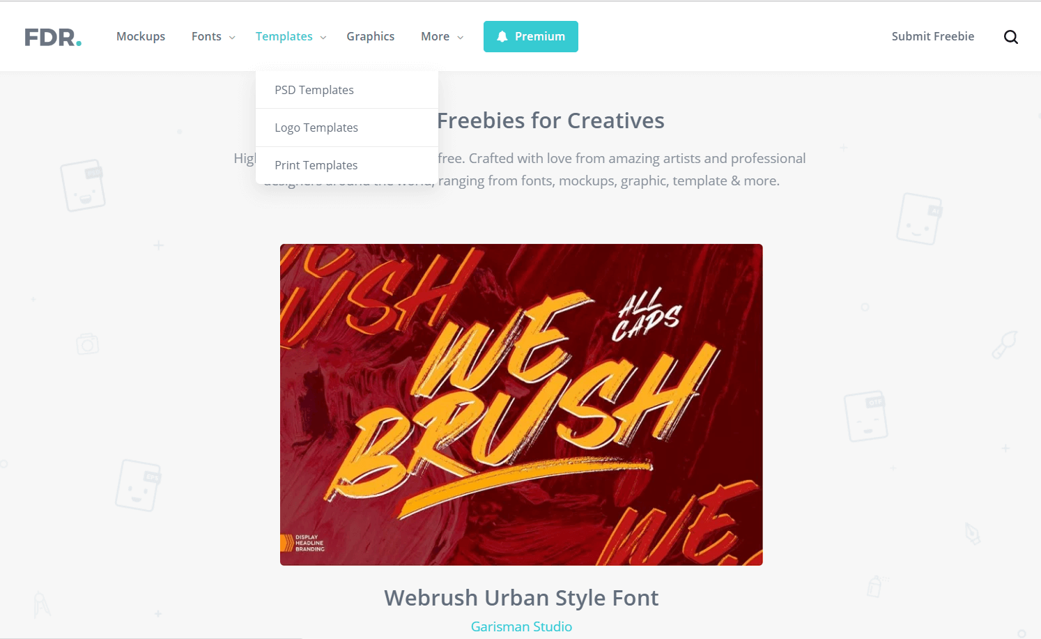 FREE DESIGN RESOURCES Сервис FREE DESIGN RESOURCES